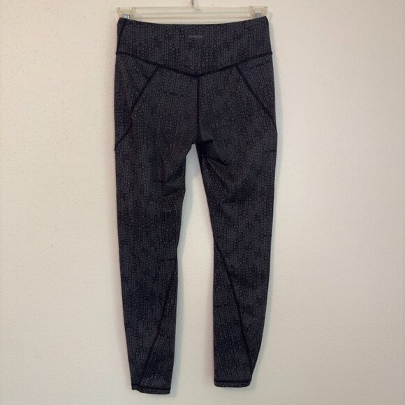 Patagonia Centered Worn Wear Gray Geometric Leggings Women's Sz M Athletic Yoga - Picture 3 of 15